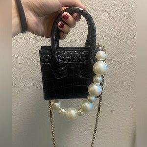 🔥Black mini purse crossbody